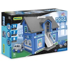 Play House: Set de juego de policía con vehículos - Wader