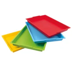 PlayBox: Bandeja de plástico colorida 41x31cm 1ud