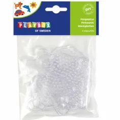 PlayBox: base de perlas MIDI planchables de 5 mm - perro, coche, pez, flor paquete de 4 unidades