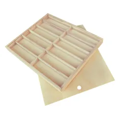PlayBox: Caja de madera con tapa deslizante 38,5x28,5cm
