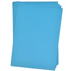 PlayBox: Conjunto de papel cartón azul A/4 de 25 unidades 180gr