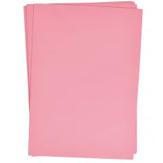 PlayBox: Conjunto de papel de cartón rosa A/4 de 25 unidades 180gr