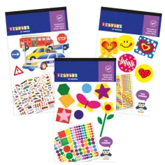 PlayBox: Conjuntos de pegatinas autoadhesivas en varias versiones 1ud