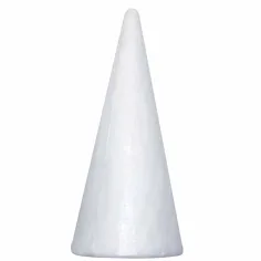 imagen de PlayBox: Cono de espuma de poliestireno decorativo de 150 mm tamaño 1 pieza 2