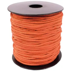 Playbox: Cuerda de nudos de 2 mm de color naranja de 50 metros