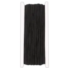 PlayBox: Cuerda elástica negra de 50 metros de longitud con un grosor de 1 mm