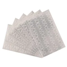 PlayBox: Estrellas plateadas autoadhesivas de 288 unidades de 13 mm