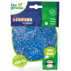 PlayBox: Go Green 5mm MIDI plancha perlas 1000 piezas color azul