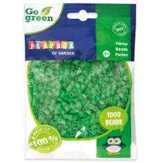 PlayBox: Go Green 5mm MIDI plancha perlas 1000 piezas color verde