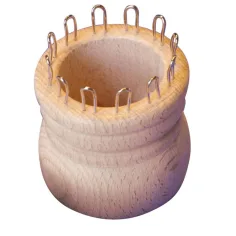 PlayBox: Gran husillo de madera de 65x60mm