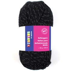 PlayBox: Hilo de tejer negro 50gr