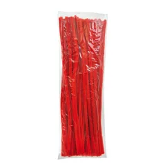 PlayBox: Hilos de chenilla rojos 100ud 6mm