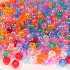 PlayBox: Juego de 1000 cuentas de joyería transparentes