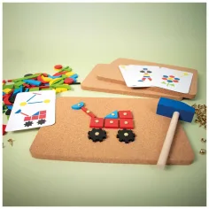 imagen de PlayBox: Juego de 5 martillos de madera 2