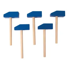 PlayBox: Juego de 5 martillos de madera