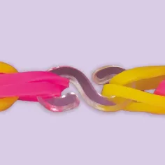 imagen de PlayBox: Juego de 60 piezas de broches 'S' de plástico transparente para joyería 2