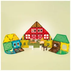 imagen de PlayBox: Juguete de construcción magnético - Granja 2