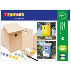 PlayBox: Kit de construcción de comederos de madera