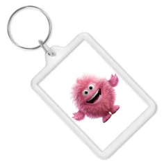 PlayBox: Llave rectangular transparente 3,5x6cm 1ud