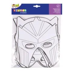 PlayBox: Máscaras de papel maché de superhéroes, set de 12 unidades