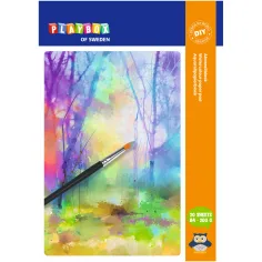 PlayBox: Papel de acuarela blanco A/4 de 20 unidades