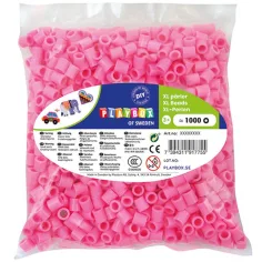 PlayBox: paquete de 1000 cuentas XL MAXI planchables de 9 mm en color rosa
