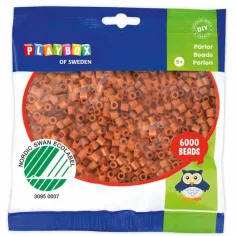 PlayBox: paquete de 6000 cuentas planas MIDI de 5 mm en color marrón claro