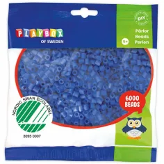 PlayBox: paquete de 6000 perlas planchables MIDI de 5 mm en color azul