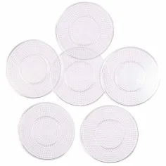 PlayBox: Paquete de base circular de 5mm para perlas MIDI planchables de 15cm, set de 10 unidades