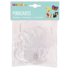 PlayBox: Paquete de base de animales para perlas planchables MIDI de 5 mm, set de 4 piezas