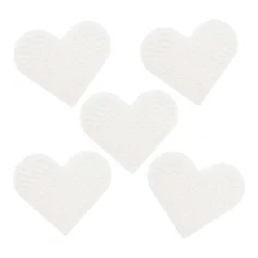 PlayBox: Paquete de base en forma de corazón para perlas planas MIDI de 5 mm, set de 5 piezas