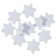 PlayBox: Paquete de base en forma de estrella para perlas planas MIDI de 5mm 10cm set de 10 unidades