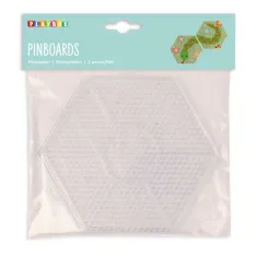 PlayBox: Paquete de base hexagonal para perlas MIDI planchables de 5 mm, set de 2 piezas