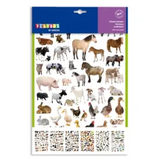 PlayBox: Pegatinas de animales 300ud