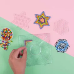 imagen de PlayBox: Perlas MIDI planchables de 5 mm - Piezas a rayas paquete de 10.000 unidades 2