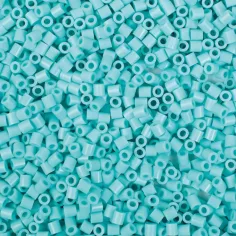 PlayBox: Perlas planas de 5 mm para planchar en color turquesa pastel de 6000 unidades