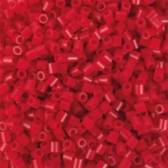 imagen de PlayBox: Perlas planas de 5mm para planchar en color rojo, paquete de 6000 unidades 2