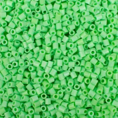 imagen de PlayBox: Perlas planas MIDI de 5 mm en color verde claro, paquete de 6000 unidades 2