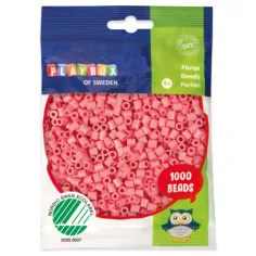 PlayBox: Perlas planchables MIDI de 5 mm en color rosa caliente de 1000 unidades