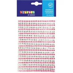 PlayBox: Piedras de strass autoadhesivas rosa-plata 525uds