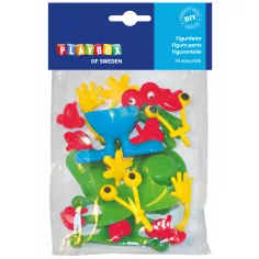 PlayBox: Piezas de figuras en un set de 20 unidades