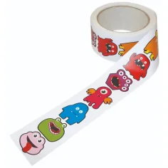 PlayBox: Rollo de pegatinas de monstruos 450 unidades