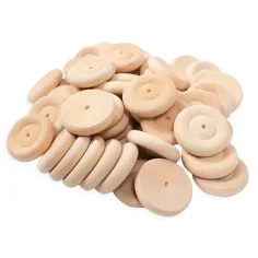 PlayBox: Ruedas de madera 50ud 50mm