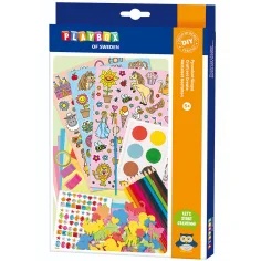 PlayBox: Set creativo de 350 piezas para chicas con accesorios