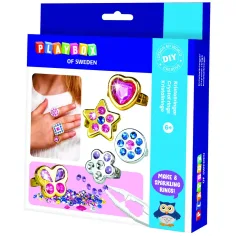 PlayBox: Set creativo de decoración de anillos con strass