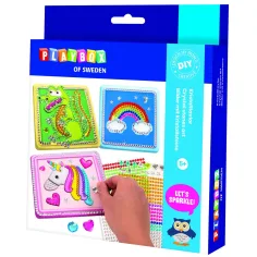 PlayBox: Set creativo de imágenes con piedras brillantes