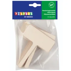 PlayBox: Set de 10 tablillas de madera para plantar