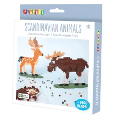 PlayBox: Set de 2400 cuentas MIDI planchables de 5 mm - Animales del bosque