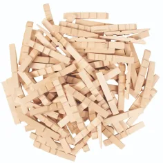 PlayBox: Set de 250 pinzas de ropa de madera
