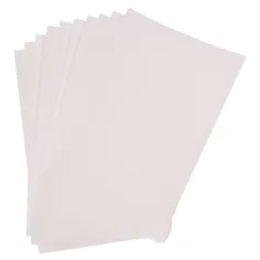 PlayBox: Set de 5 hojas de película retráctil blanca de 20x30cm